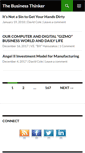 Mobile Screenshot of businessthinker.com