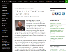 Tablet Screenshot of businessthinker.com